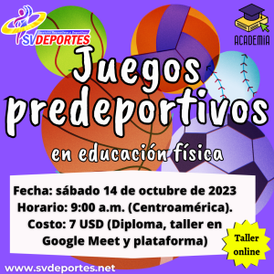 Taller virtual: Juegos predeportivos en educación física